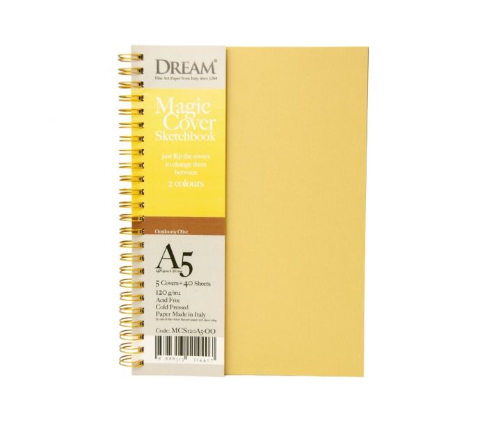 DREAM MAGIC COVER SKETCHBOOK-OUTDARSY OLIVE
