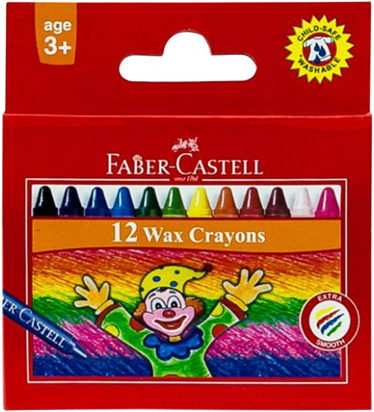 Crayons Wax Regular (12 Colours)