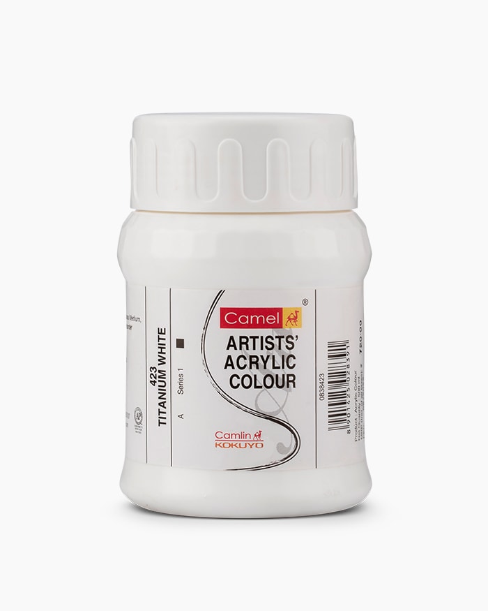 Artist Acrylic Colours 500 ML-Titanium White