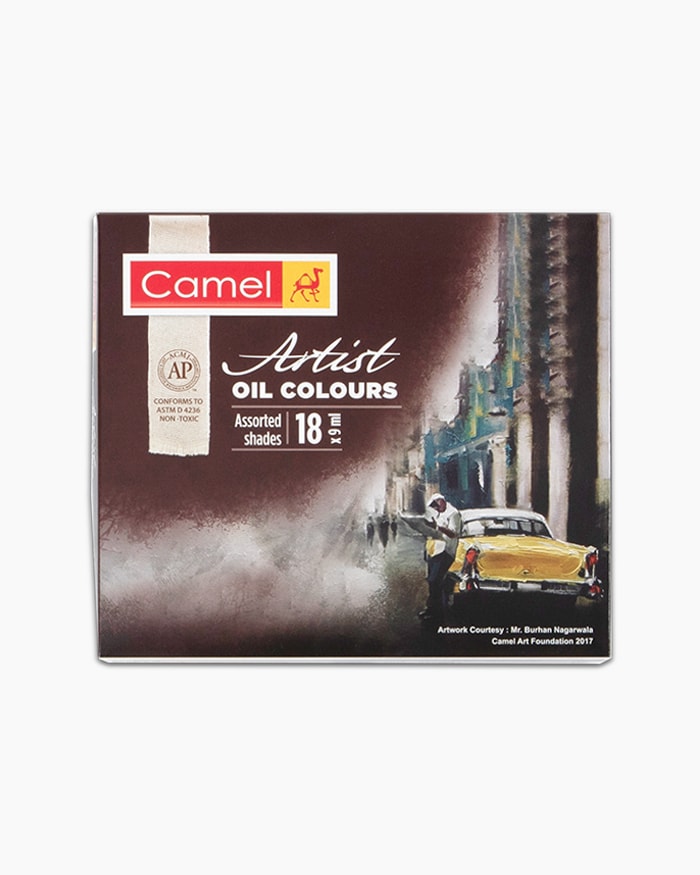 Artist Oil Colours 18 Shades 9ml
