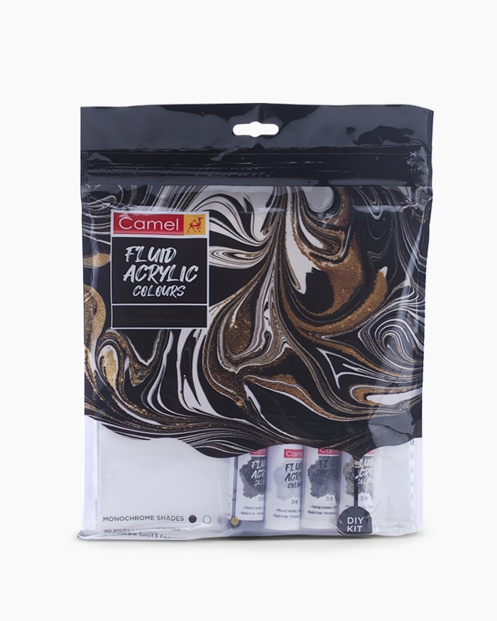 Fluid Acrylic Kit Monochrome Shades