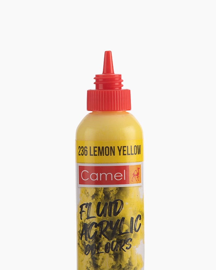 Fluid Acrylic Colour Lemon Yellow 50ml