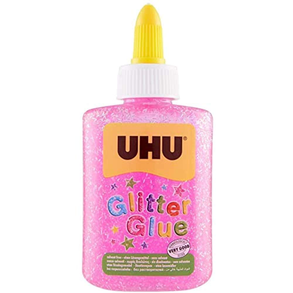 Glitter Glue bottle - Pink 88ml