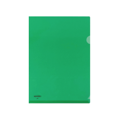L Shape clear folder Green A4
