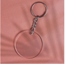 Acrylic Key Chain - Round 3.7mm Thickness Approx 5cm Diameter 4pcs pack