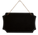 Hanging Chalkboard - Tapered Angles 5.5mm H13.7 x L23cm