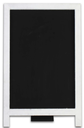 Standing Chalkboard - Rectangular with Frame (Frame 2mm) (Border 12mm Thickness) Approx H32 x L20.1 x D1.3cm