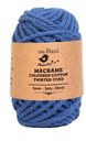Cotton Twisted Cord - Royal Blue 3mm, 3ply, 25mtr