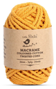 Cotton Twisted Cord -Mango Yellow 3mm, 3ply, 25mtr