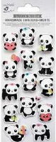 Handmade 3D Embellishments - Happy Panda 14Pc