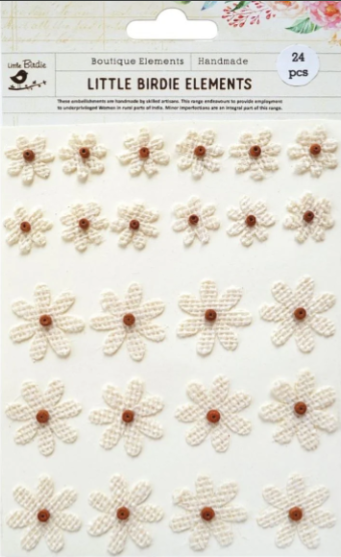 Enchanted Sticker Embellishment Natural 24Pc