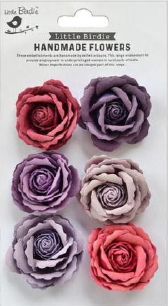 HANDMADE FLOWERS - ELLIS BIRDS AND BERRIES 6PC