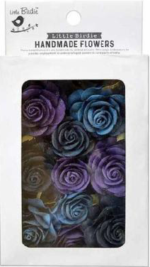HANDMADE FLOWERS - WHITNEY PURPLE PASSION 14PC