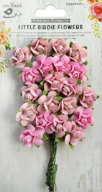 HANDMADE FLOWERS - CATALINA PEARL PINK 20PC