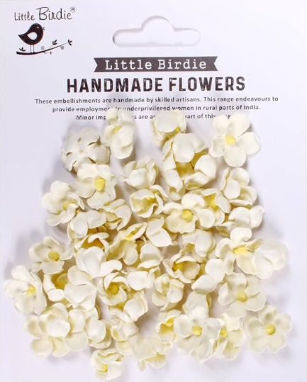 Handmade Flowers -Paula Moon Light 50pc