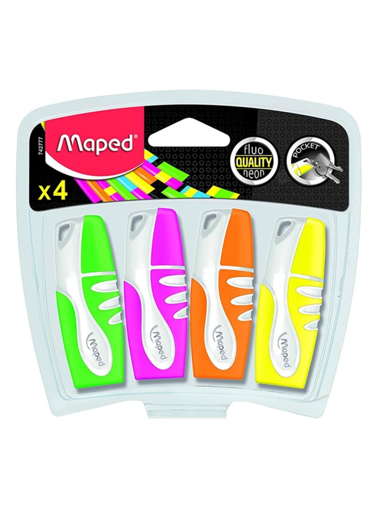 Highlighters Pocket Set 4 Colour