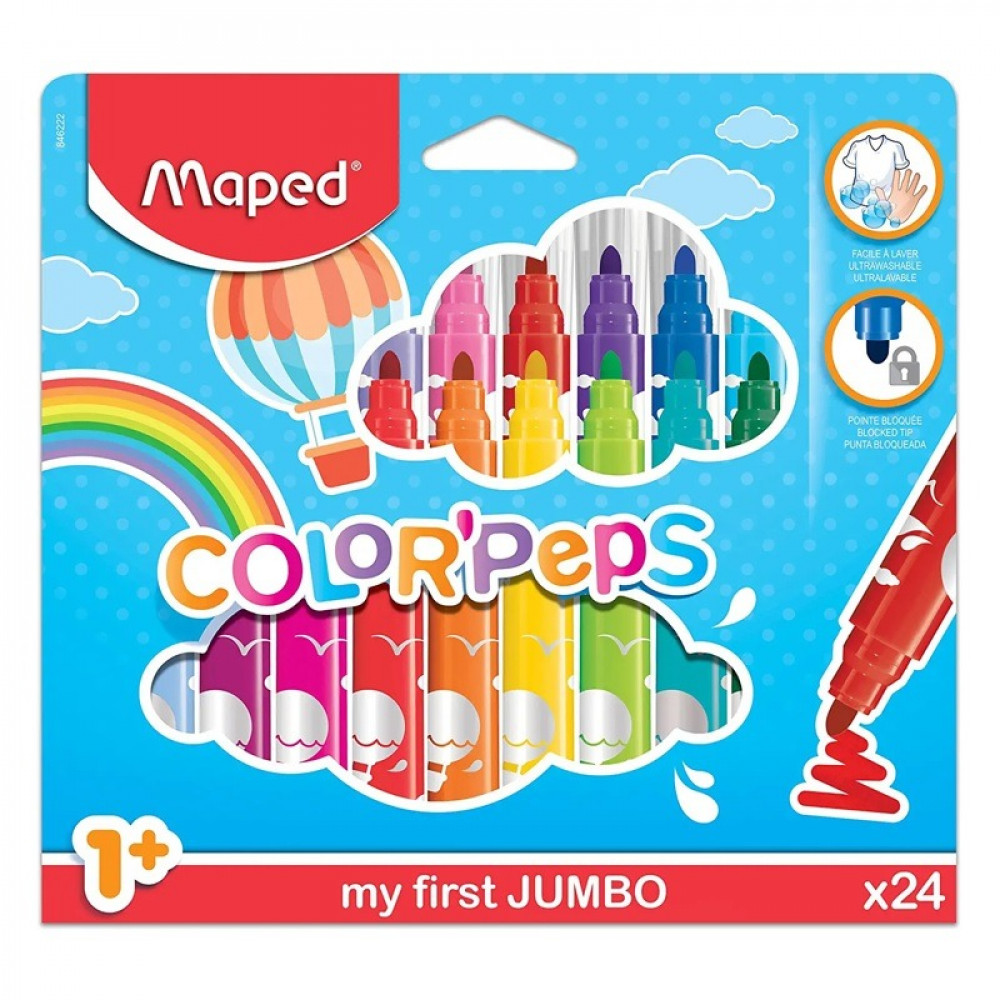 Colour Peps Felt Maxi 24 Colours