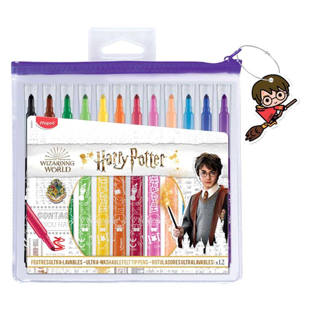 Felt Tip Pens Harry Potter Set 12 Colours
