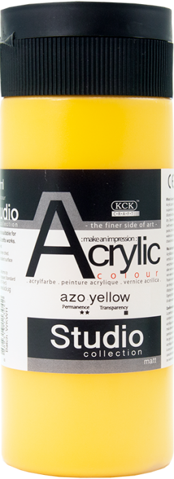 Acrylic Studio 520 ML-  Azo Yellow
