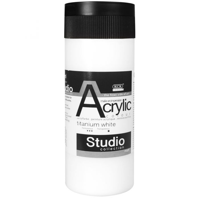 Acrylic Studio 520 ML-  Titanium White