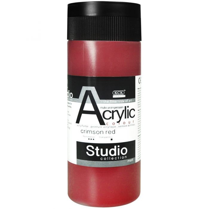 Acrylic Studio 520 ML-  Crimson Red