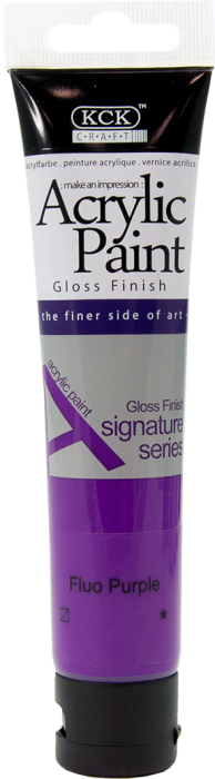 Acrylic Paint  75 ML-  Fluorescent Purple