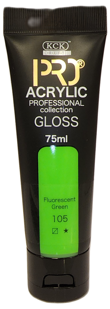 Acrylic Pro 75 ML-  Fluorescent Green