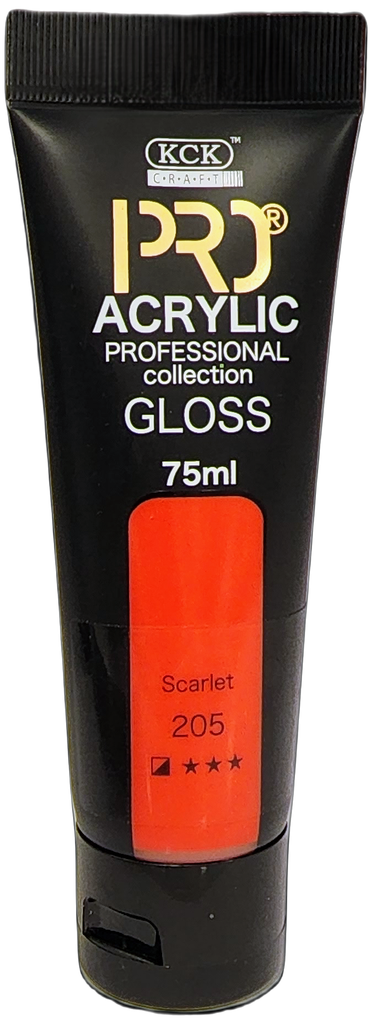 Acrylic Pro 75 ML-  Scarlet