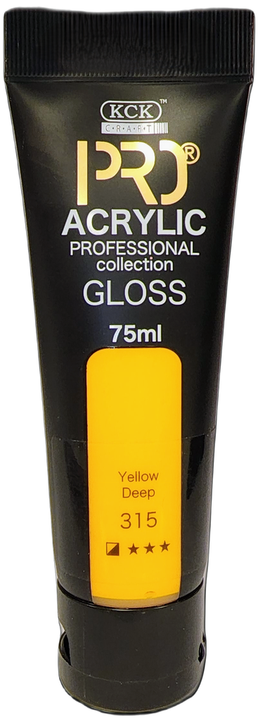 Acrylic Pro 75 ML-  Yellow Deep