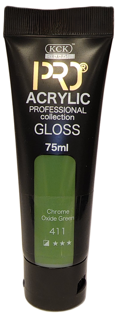 Acrylic Pro 75 ML-  Chromeoxide Green