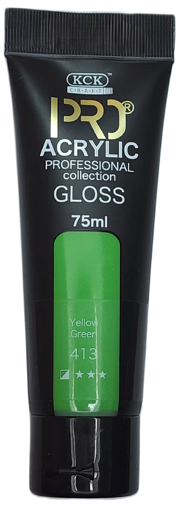 Acrylic Pro 75ml Yellow Green