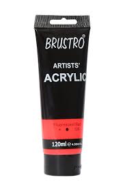 Artists' Acrylic Fluorescent Color Red 120 ML