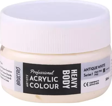 Acrylic Color Heavy Body 50ml Series -1 Antique White