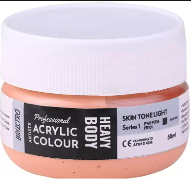Acrylic Color Heavy Body 50ml Series -1 Skin Tone Light