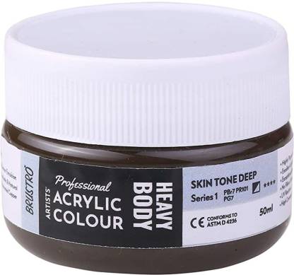 Acrylic Color Heavy Body 50ml Series -1 Skin Tone Deep