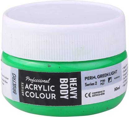 Acrylic Color Heavy Body 50ml Series-2 Permanent Green Light