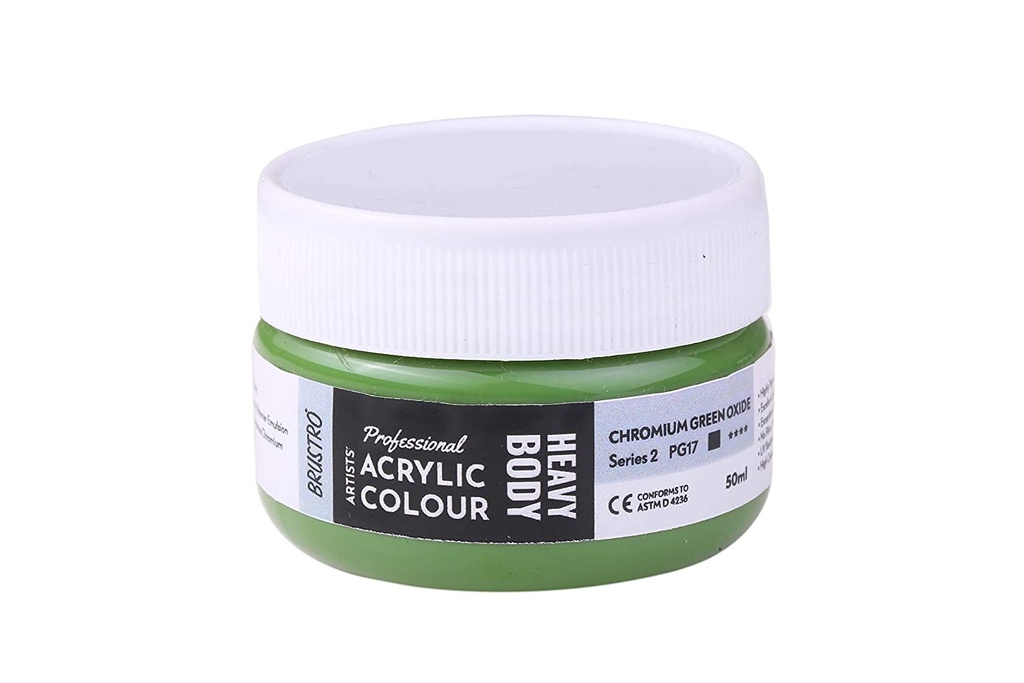 Acrylic Color Heavy Body 50ml Series-2 Chromium Green Oxide