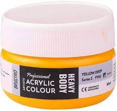 Acrylic Color Heavy Body 50ml Series-2 Yellow Deep