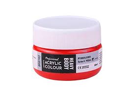 Acrylic Color Heavy Body 50ml Series - 4 Pyrrole Red