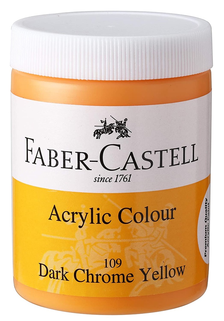 Acrylic colours 140 Ml Jar D.Chrome Yellow