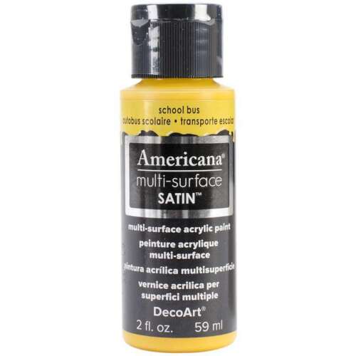 Multi-Surface Satin Acrylics 2 Oz. School Bus