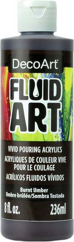 Ready to Pour Acrylic 8 Oz. Burnt Umber