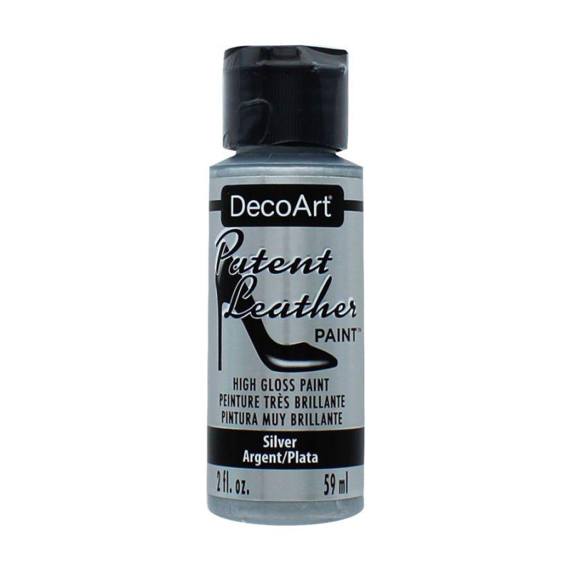 Patent Leather 2 Oz. Silver