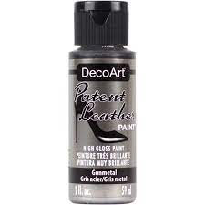 Patent Leather 2 Oz. Gun Metal