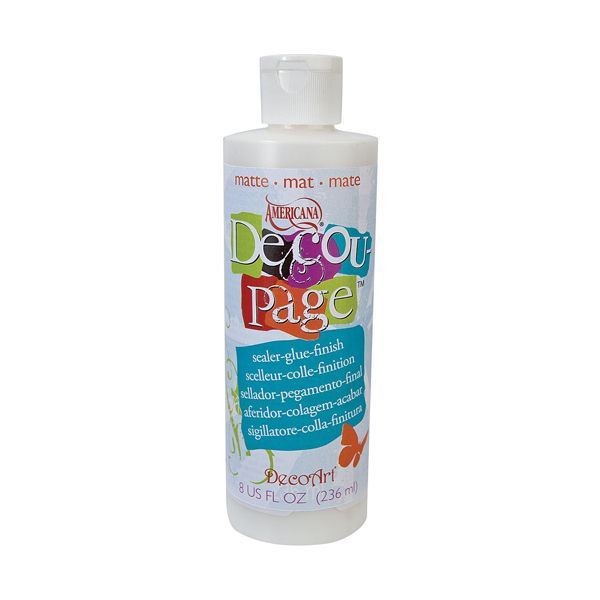 Decou-Page TM Matte 8 Oz. Widemouth Jar