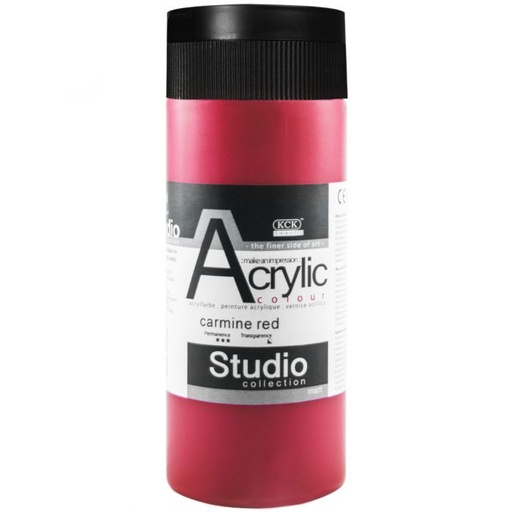 [0260139] Acrylic Studio 520 ML-  Carmine Red
