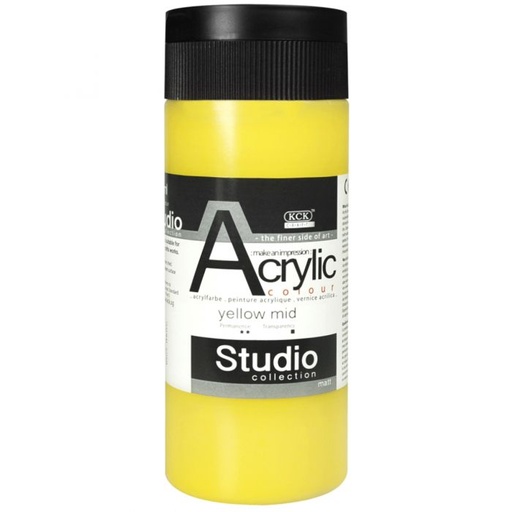 [0260142] Acrylic Studio 520 ML- Yellow Mid