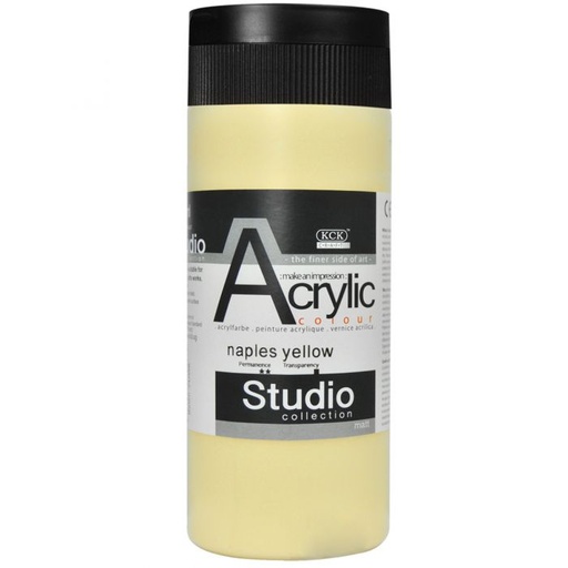 [0260144] Acrylic Studio 520 ML-Naples Yellow