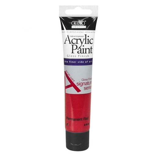 [0260468] Acrylic Paint  75 ML Permanent Red