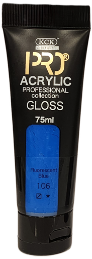 [0260479] Acrylic Pro 75 ML-  Fluorescent Blue